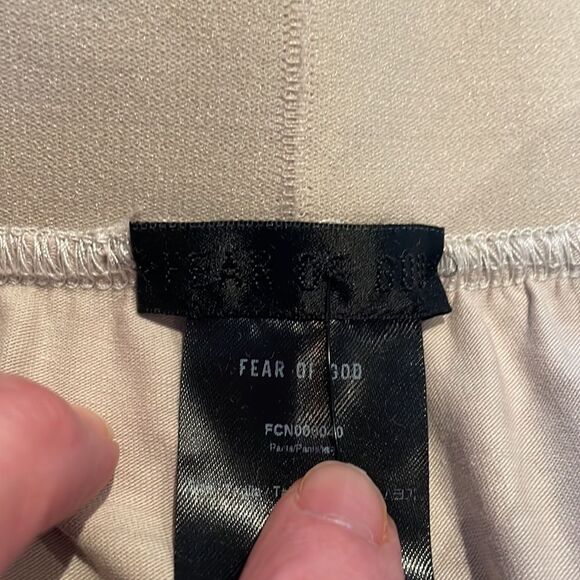 Fear of god stretch cotton lounge pants in cement large - Picture 13 of 16